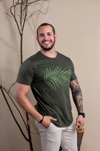 Camisa Masculina Estampada 