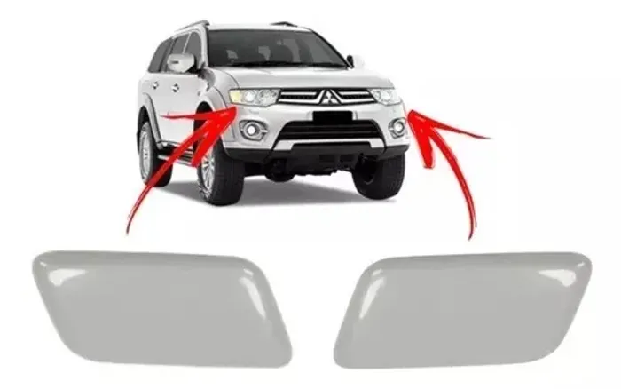 Par Tampa Esguicho Farol Dianteiro Mitsubishi Pajero Dakar