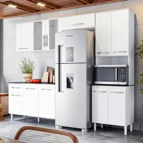 Armário de Cozinha de parede completo com balcão fit em Mega Promoção !