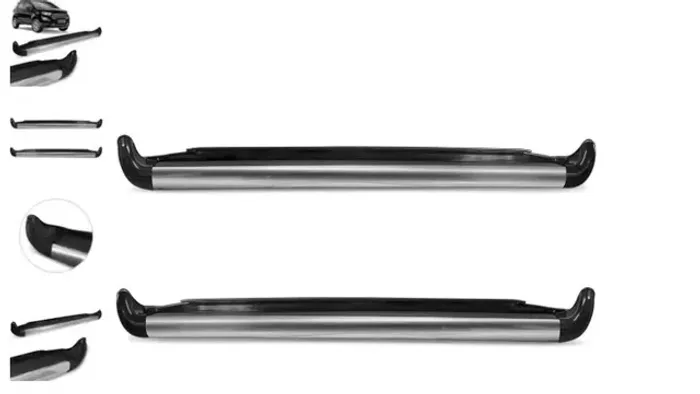 Estribo plataforma Personal Preto fosco da Ecosport 2003 a 2012