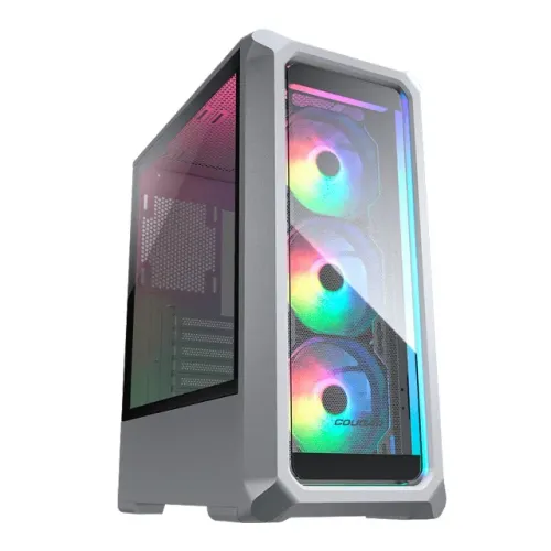 Gabinete Gamer Cougar Archon 2 White *Com 3 Fans Led Rgb Controlável* - WZetta