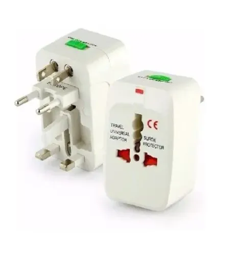 Adaptador Tomada Universal Internacional Uk Eua Europa Asia