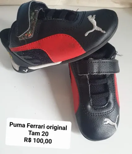 Tenis Puma Ferrari infantil 