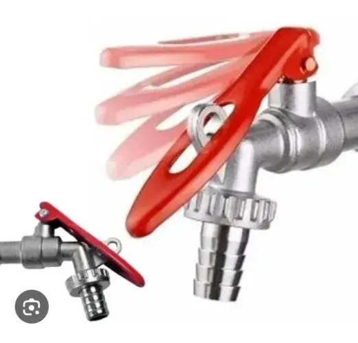Torneira Jardim 3/4×1/2 Esfera metal c/porta cadeado Marca Fertak