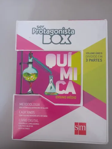 Box Ser Protagonista Química 5 livros Segundo dono, pouco uso, ótimo estado