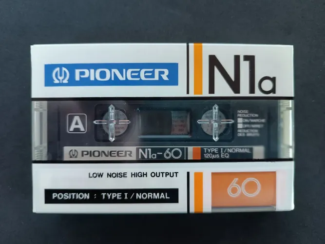 Fita k7 Cassete pioneer N1a 60 min Japan