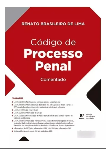 Livro Código de Processo Penal Comentado - Renato Brasileiro
