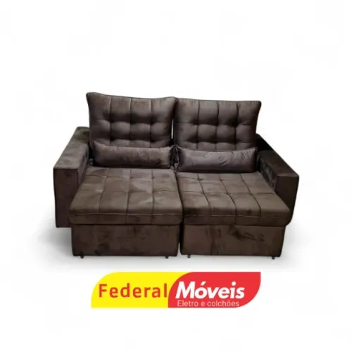 Sofá Retrátil e Reclinável D33 2,00m MAIS VENDIDO