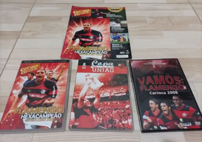 DVDs do Flamengo - Hexacampeão e Copa União