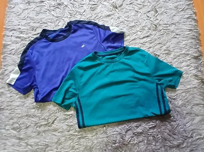 Kit com 2 camisetas sport masculina tamanho P Dry Fit