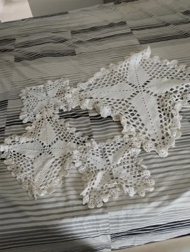 Jogo de quarto em Crochê 