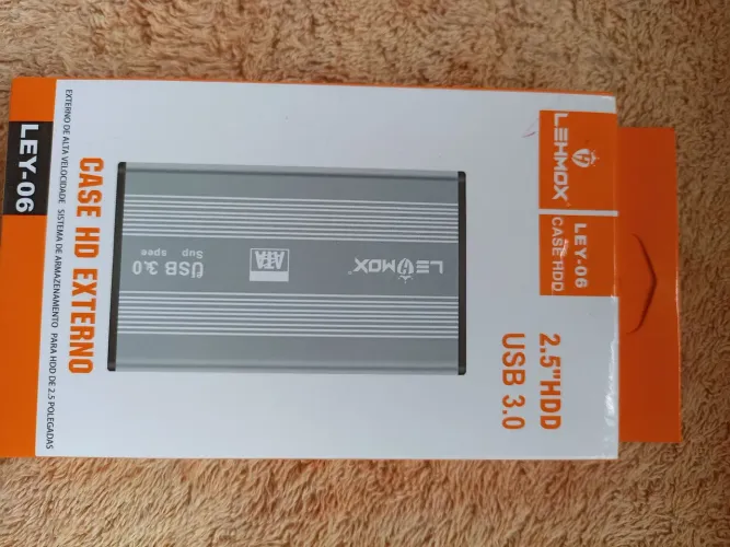 Case HD externo 2,5" HDD USB 3.0 LEY-06