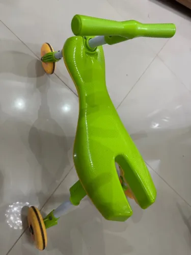 Triciclo Bimba Infantil Bicicleta Sem Pedal Dobrável Azul