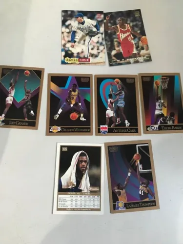 8 Cards Cartão Colecionável Da Nba e Baseball