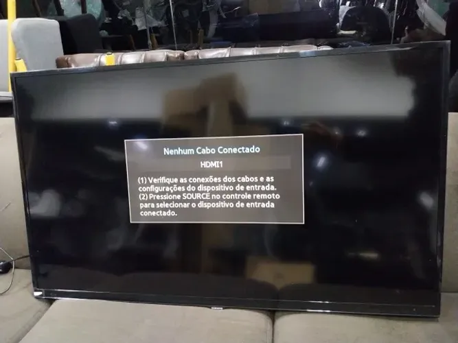 Televisão Samsung de 40 polegadas Não é Smart