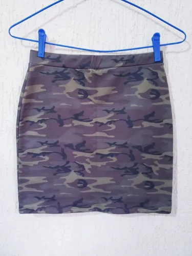 Saia Camuflada Feminina