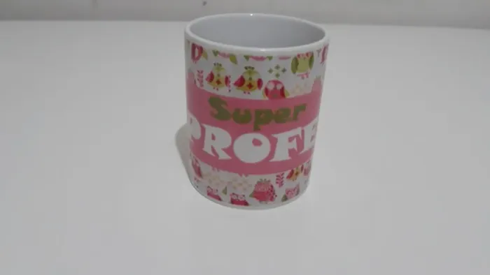 Caneca Xícara Capacidade de 0,300 ML com frase ?uso exclusivo de uma Super Profe?
