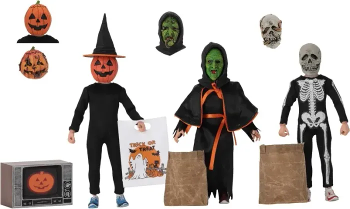 Halloween 3 Neca 3-pack clothed boneco figura lacrado