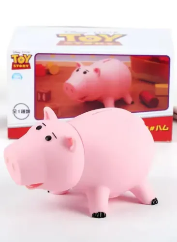 Cofrinho boneco Porquinho Ham Toy Story TAG buzz slinky rex Jessie Woody desenho disney