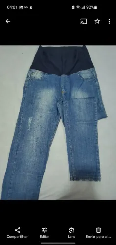 Calça Jeans Gestante.