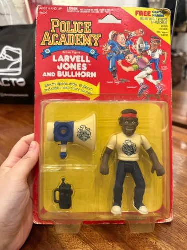 Boneco Larvell Jones - Police Academy - Brinquedo Vintage