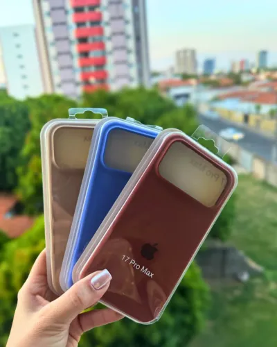 Capa Silicone Case Iphone 17 Pro Max