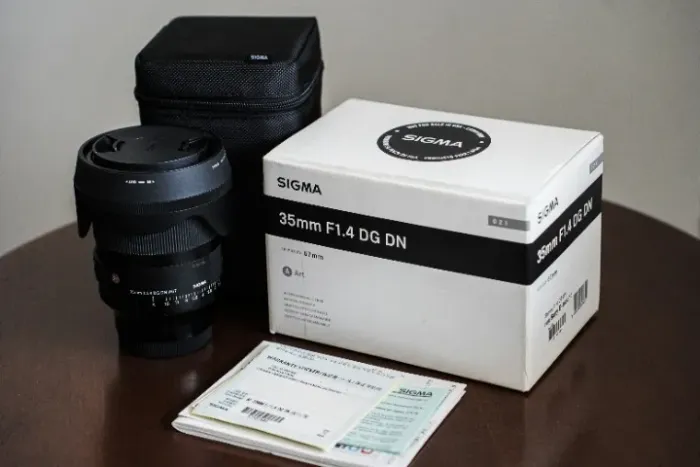 Lente Sigma 35mm F/1.4 DG DN Art - Sony E-mount - Usada