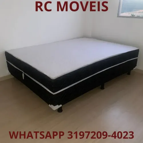 Cama Box Casal OrthoBox com Colchão D33 - Conforto e Resistência