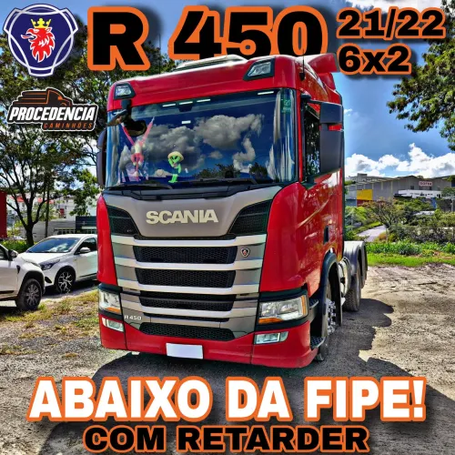 Scania R 450 6x2 - 21/22 ABAIXO DA FIPE e c/ Retarder