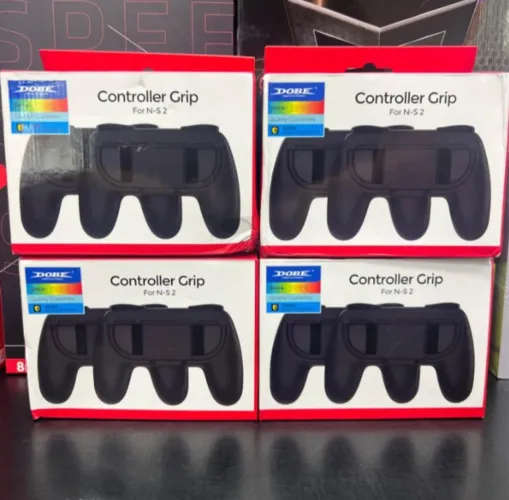 CONTROLE GRIP PARA JOYCON NINTENDO SWITCH 2 COM 2 UNIDADES