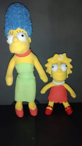 Pelúcia Simpson Marge e Lisa