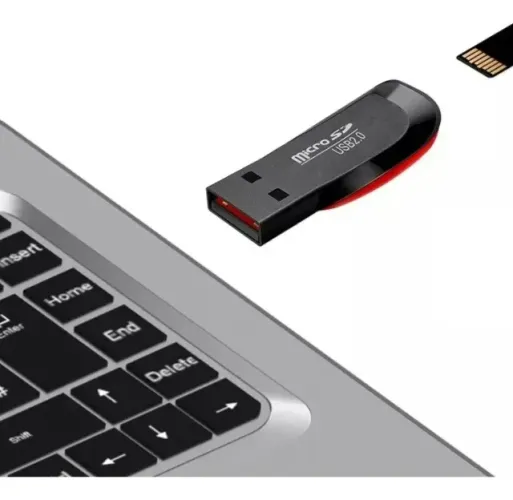 Mini Leitor De Cartão Micro Sd/m2 Adaptador Usb 2.0