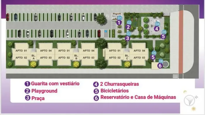 Joeasilva - Ap de 3 Quartos de 61m² c/ Suite entrada em ate 66 Vezes (Sinal: 1 mil)