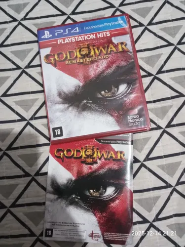 God of War 3 Remasterizado Dublado Novo PS4 faço Olx pay