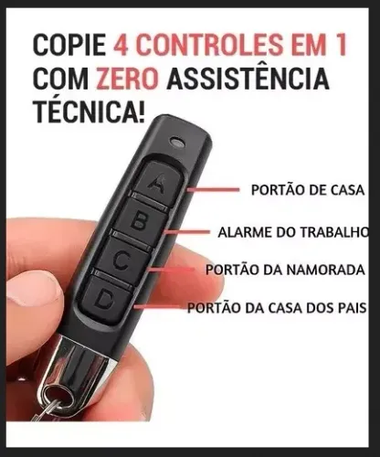 Controle Remoto Duplicador Clonador 433mhz