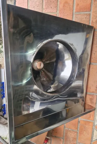 Pia Inox 70x70 com tampa para apoio