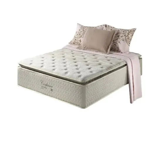 Colchao Casal Master Molas Ensacadas e Pillow Top t43