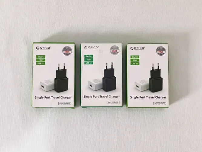 03x Fonte Carregador 5v 2A 10W Orico WHA-1U