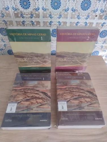 História de Minas Gerais - 4 Volumes (Completa)- LACRADOS!
