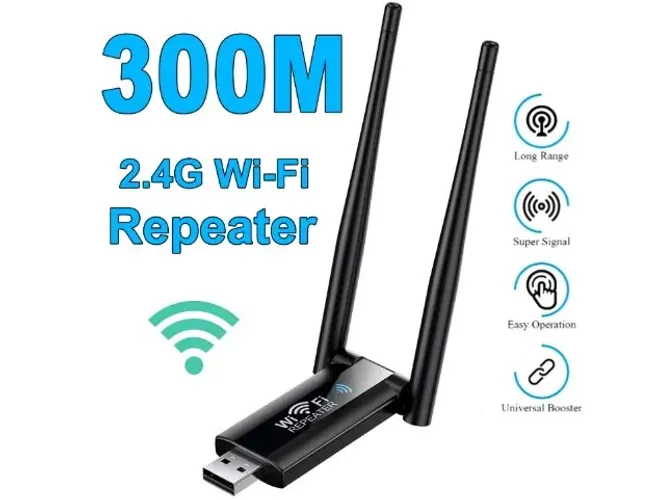 Repetidor sem fio Usb Wifi extensor amplificador de sinal impulsionador longo COD-AP186  