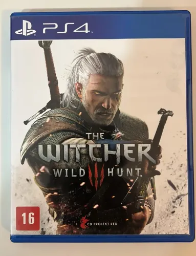 The Witcher 3: Wild Hunt - PS4 seminovo, estado excelente, disco limpo.