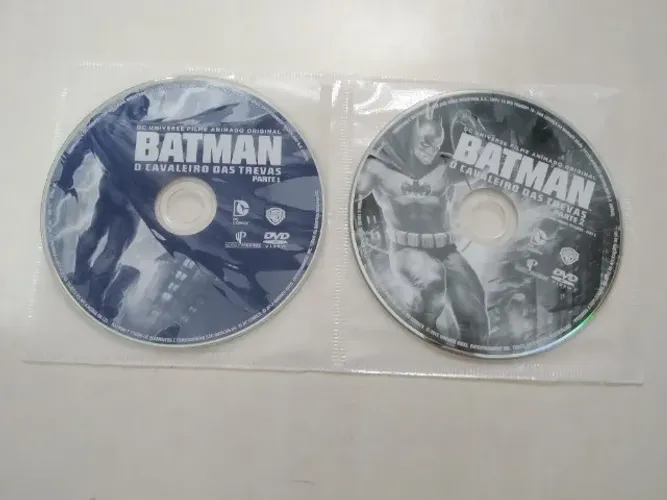 Dvds Batman O Cavaleiro Das Trevas Animação Partes 1 E 2