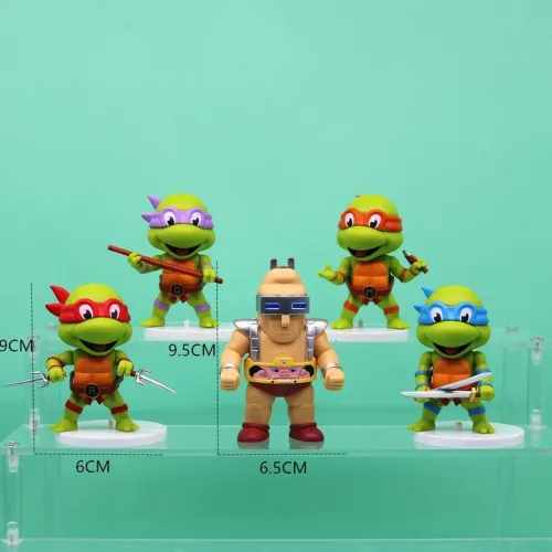 Coleção de Bonecos Tartaruga Ninja Articulado 5pcs