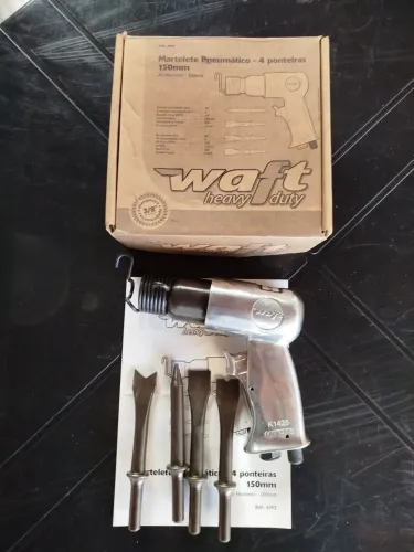 Martelete Pneumático WAFT 150mm com 4 ponteiras