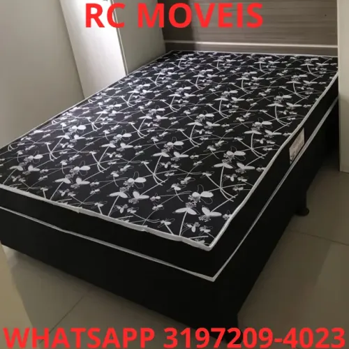 Cama Box Casal OrthoBox + Colchão D33 - Conforto, Firmeza e Alta Durabilidade