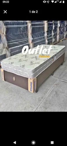 Cama box colchão d33 hoje ja