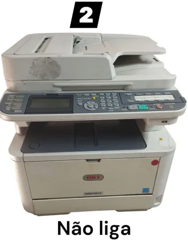 Impressora oki MB491+ NÃO LIGA 