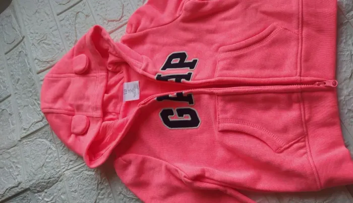 Casaco de Moletom Gap Rosa para Bebê