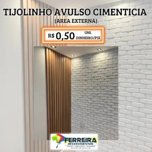 Tijolinho avulso cimenticia 
