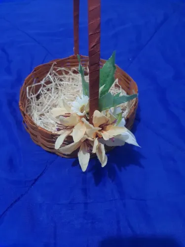 Cestas decorativa com flores - Cada